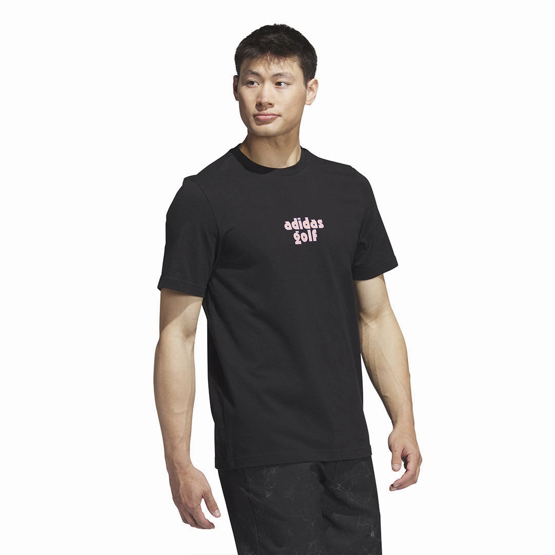 adidas - Men's Golf Graphic T-Shirt (IK6909) Reinforced Hemlines Stretch performance