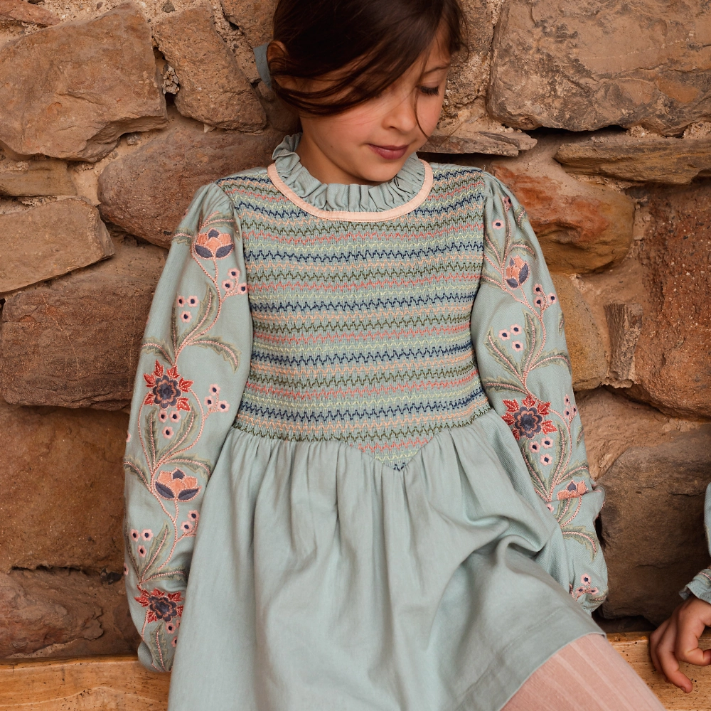 Bachaa My Darling Blouse, Blue Perfectly Crafted Fresh Stitch