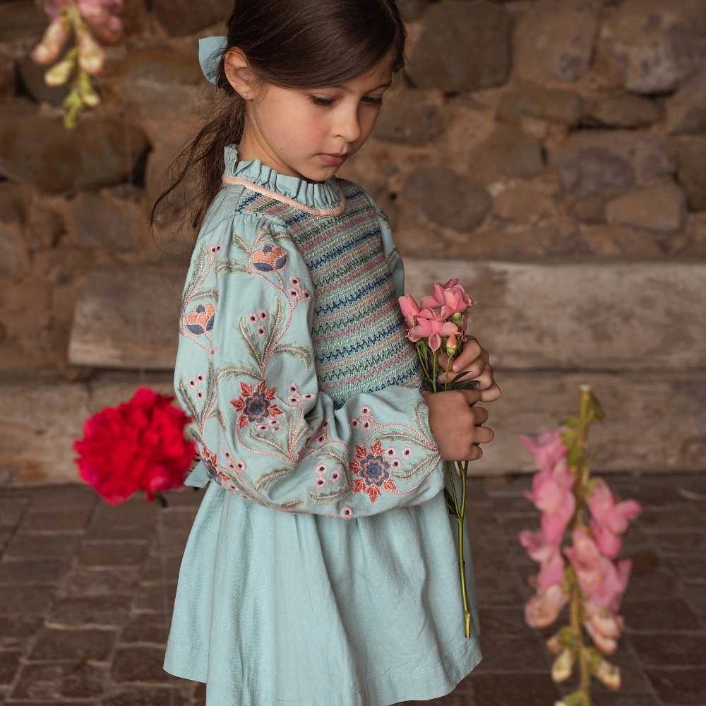 Everyday Piece Casual chic dress Bachaa My Darling Blouse, Blue