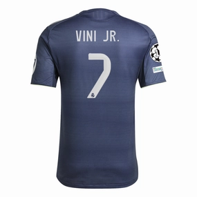 Ultra Comfort Casual Motion adidas Vini Jr. Real Madrid Authentic Away Jersey 25/26 w/ Champions League Patches (Legend Ink