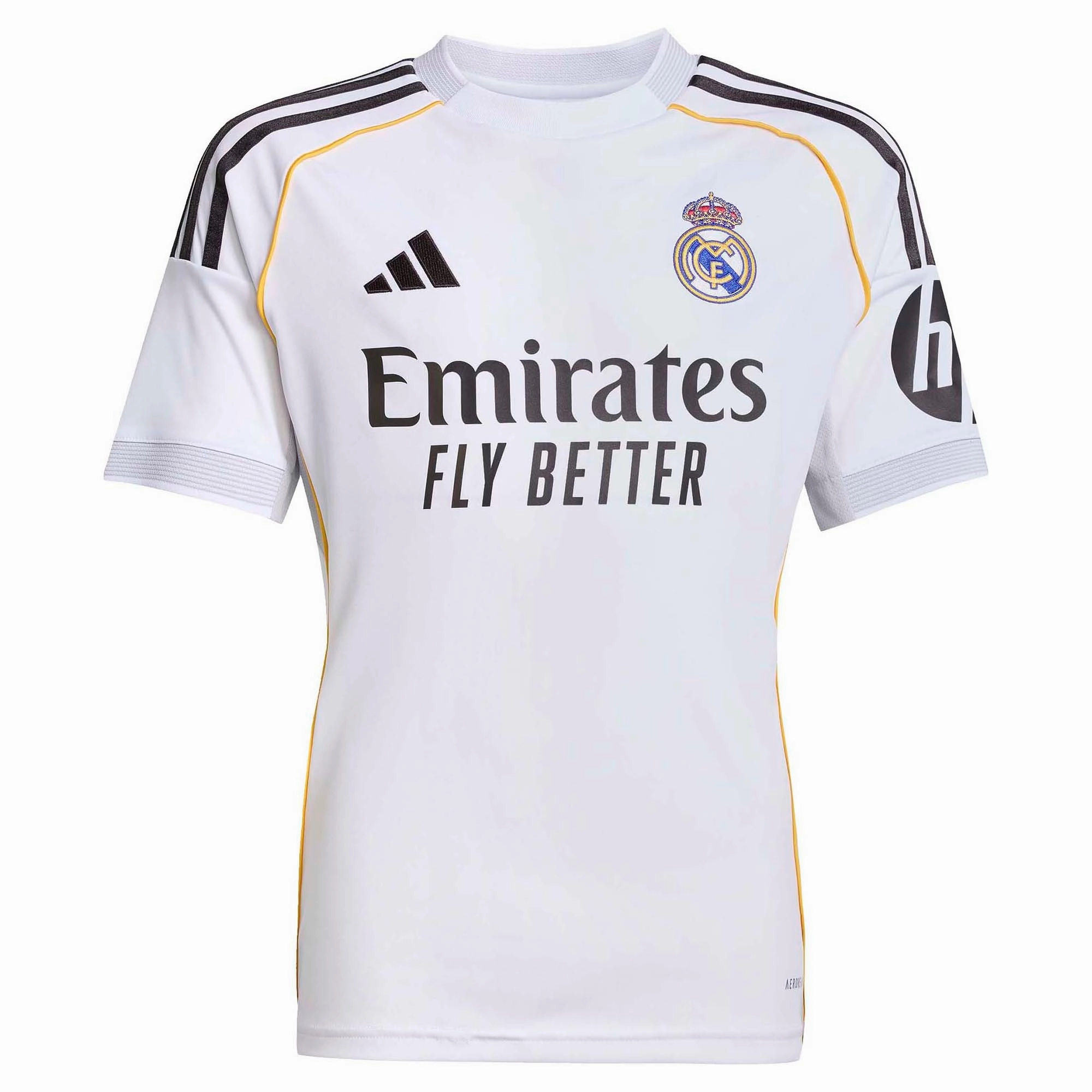 Junior's Real Madrid 2025/26 Home Soccer Jersey Tight Motion