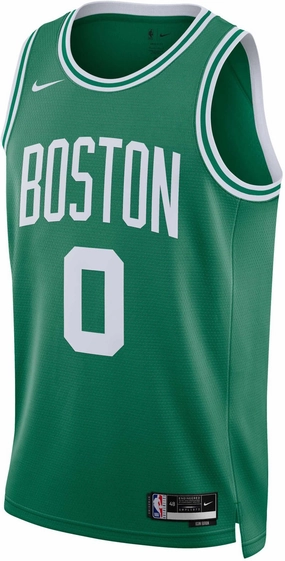 Men's NBA Boston Celtics Jayson Tatum Icon Edition Swingman Jersey All-Purpose Wear 3D Knit Seamless Pattern