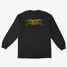 Basic Eagle Long sleeve (Black/Orange) Geometric Print