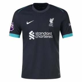 Airflow Channel System Nike Liverpool Authentic Away Jersey w/ EPL Patch 24/25 (Night Forest/Washed Teal)