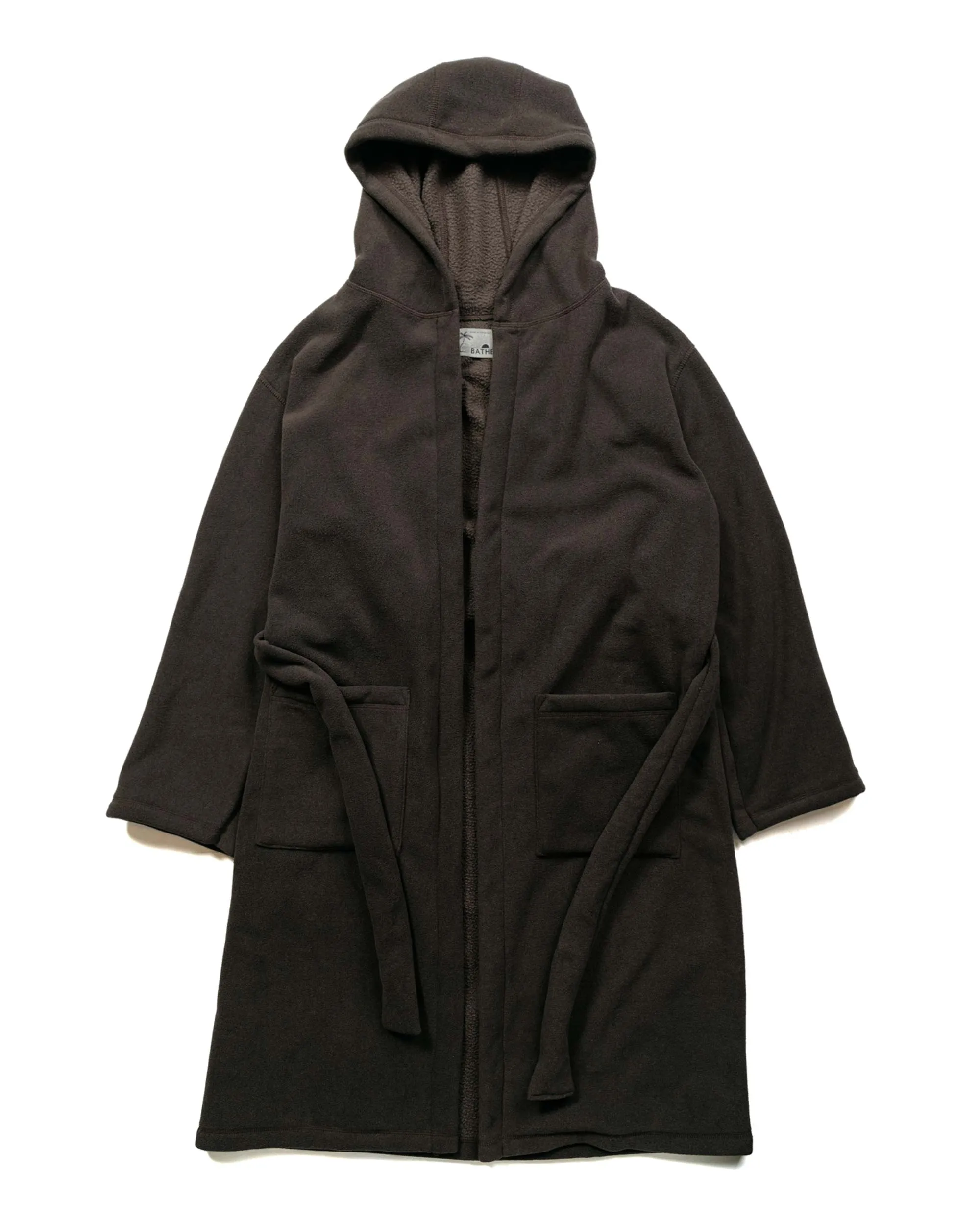 Bather Hickory Fleece Robe Ergonomic Sleeve Cut