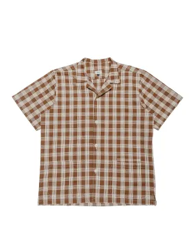 Bather Walnut Palaka Traveler Camp Shirt Student Essential