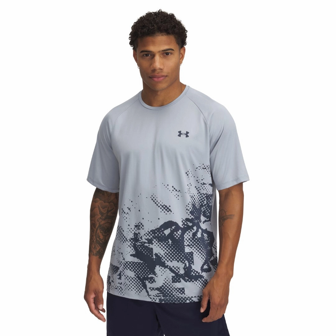 Tech? Fade Short Sleeve Stylish Layer Look Sleek Style