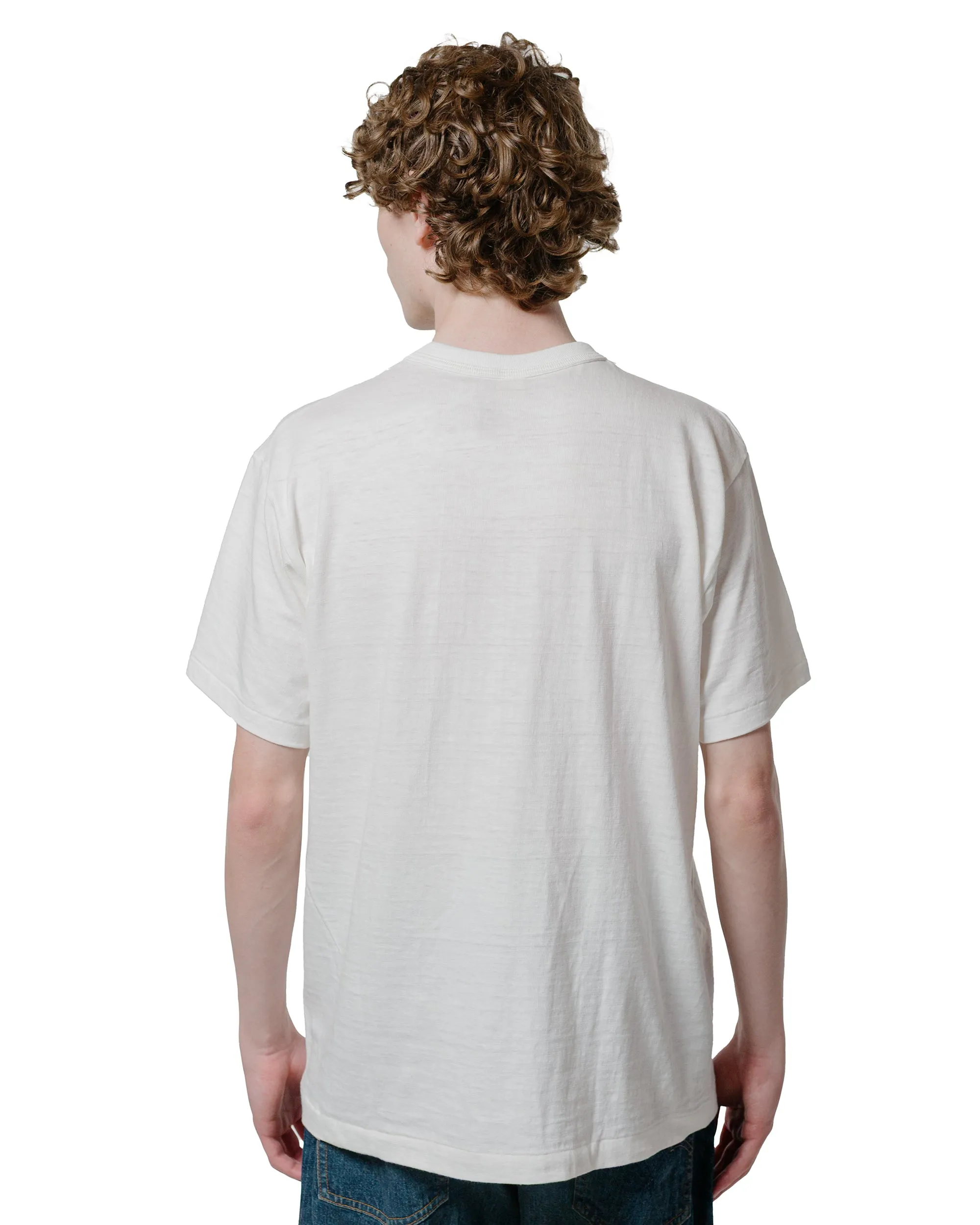 Crew Neck Design Warehouse Lot. 4601 Baldwin Off White
