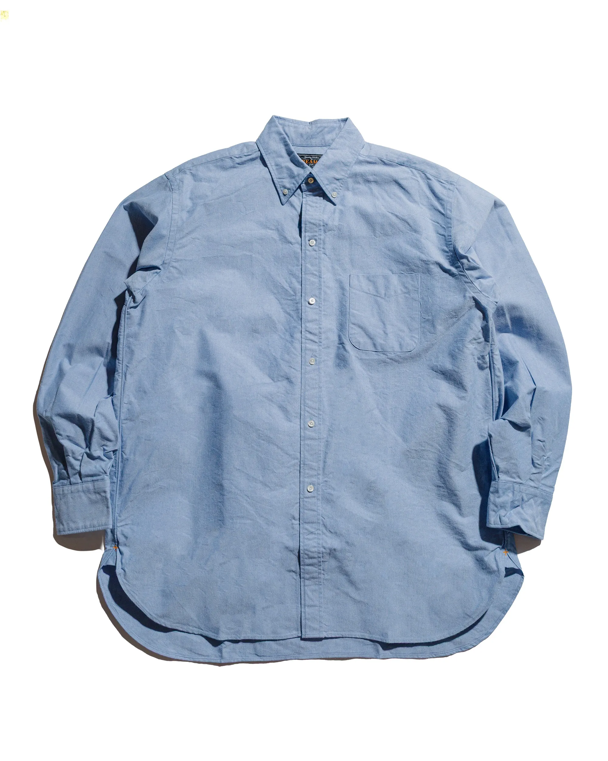 Modern Appeal Easy Care Material Beams Plus B.D. American Oxford Classic Fit Blue