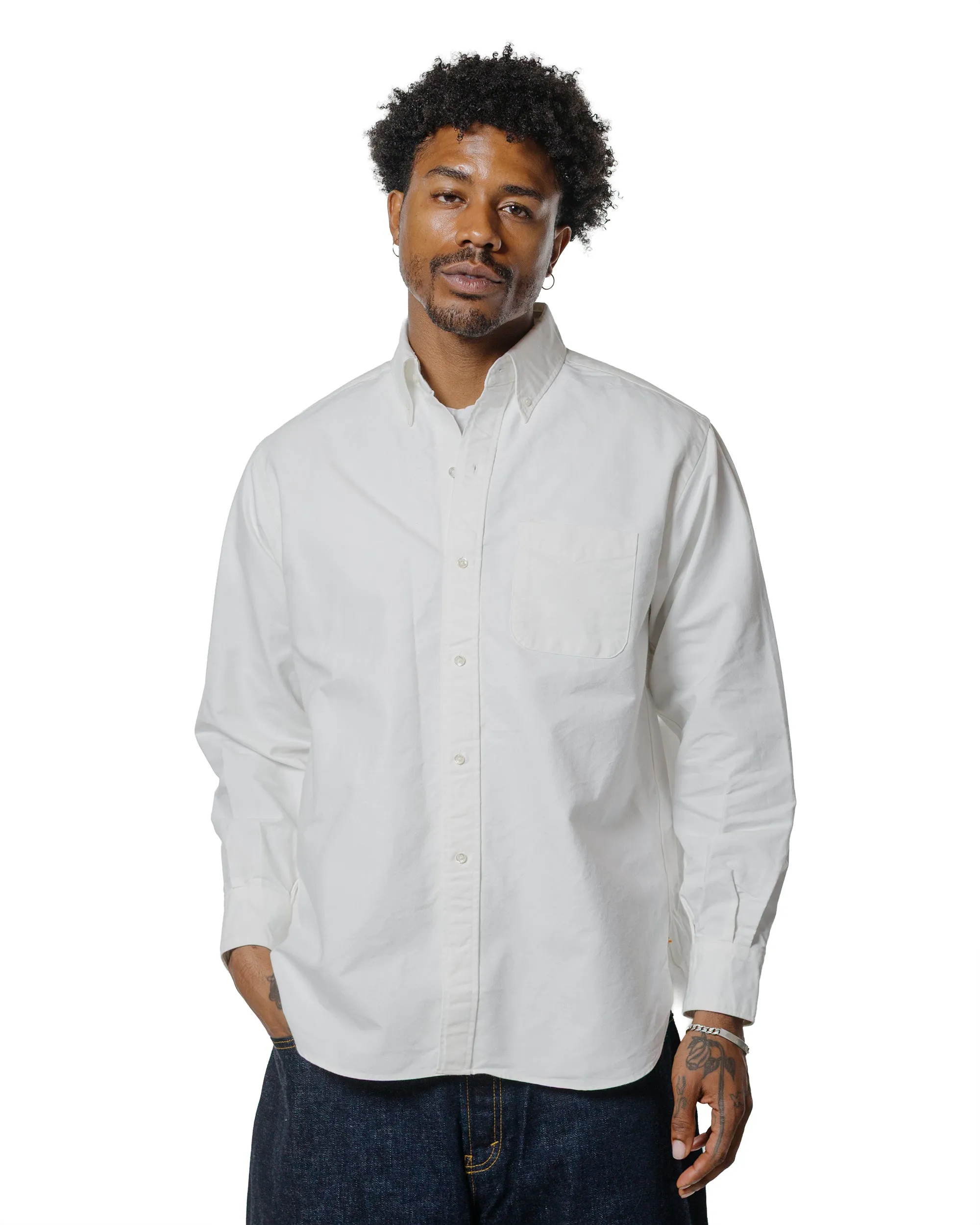 Networking Session Beams Plus B.D. American Oxford Classic Fit White