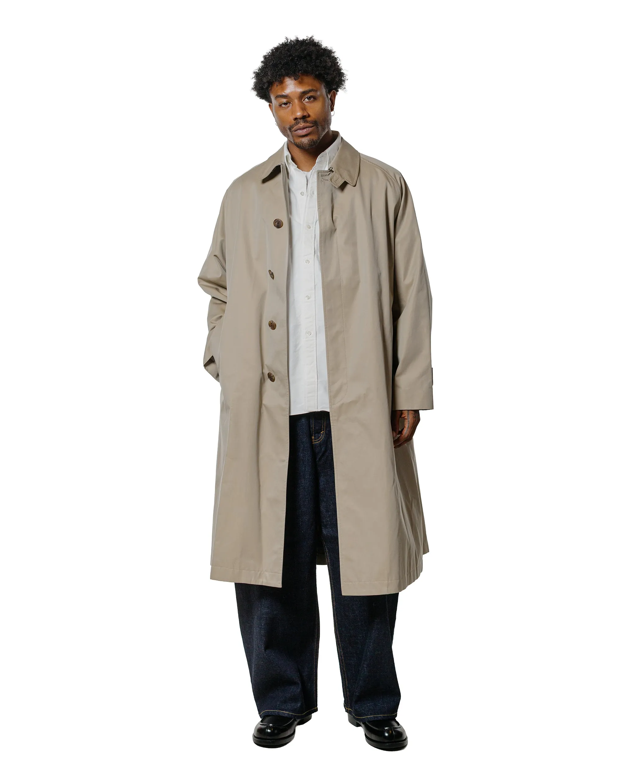 vacation wear Beams Plus B.D. American Oxford Classic Fit White