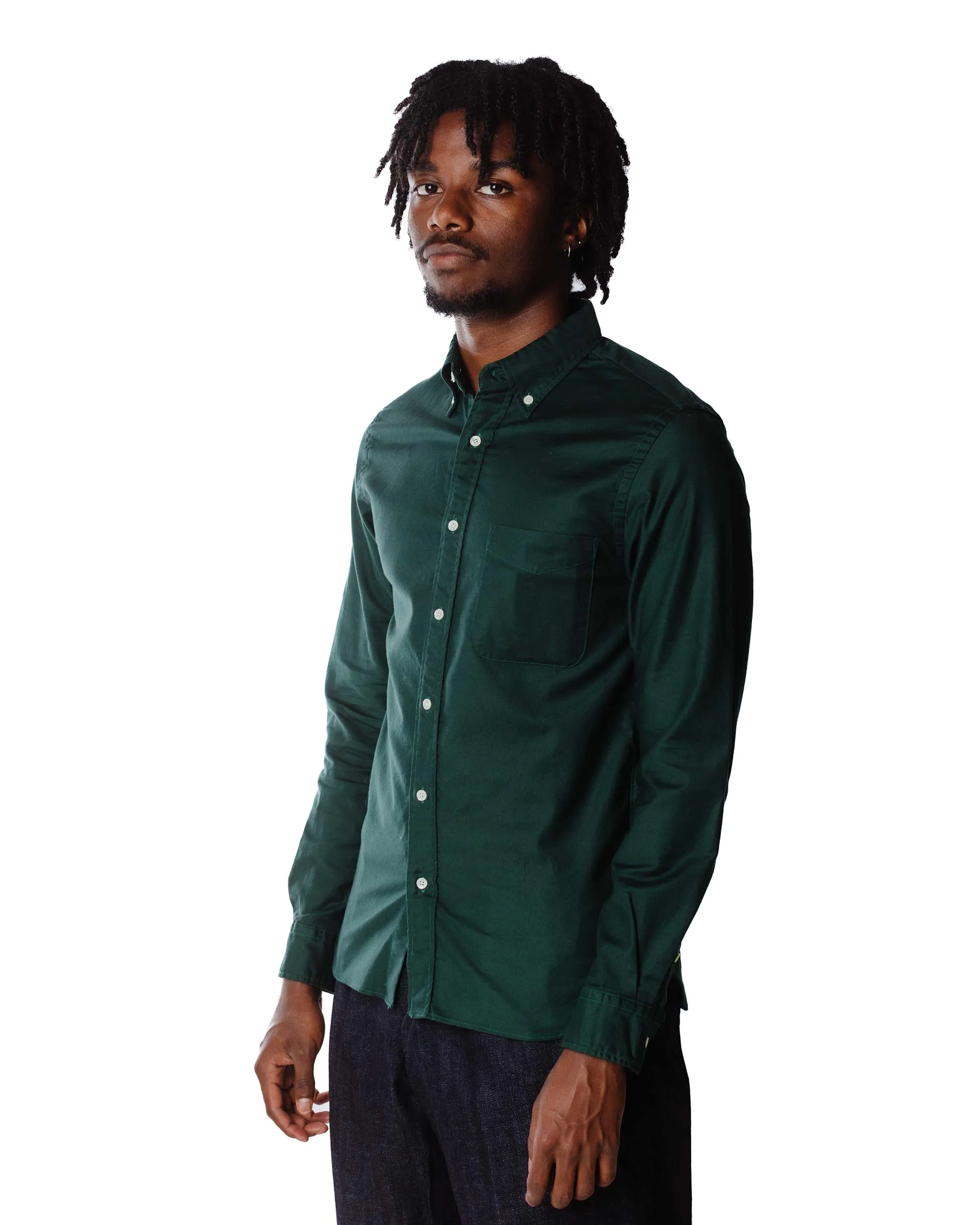 Beams Plus B.D. Colour Oxford Green Versatile Piece