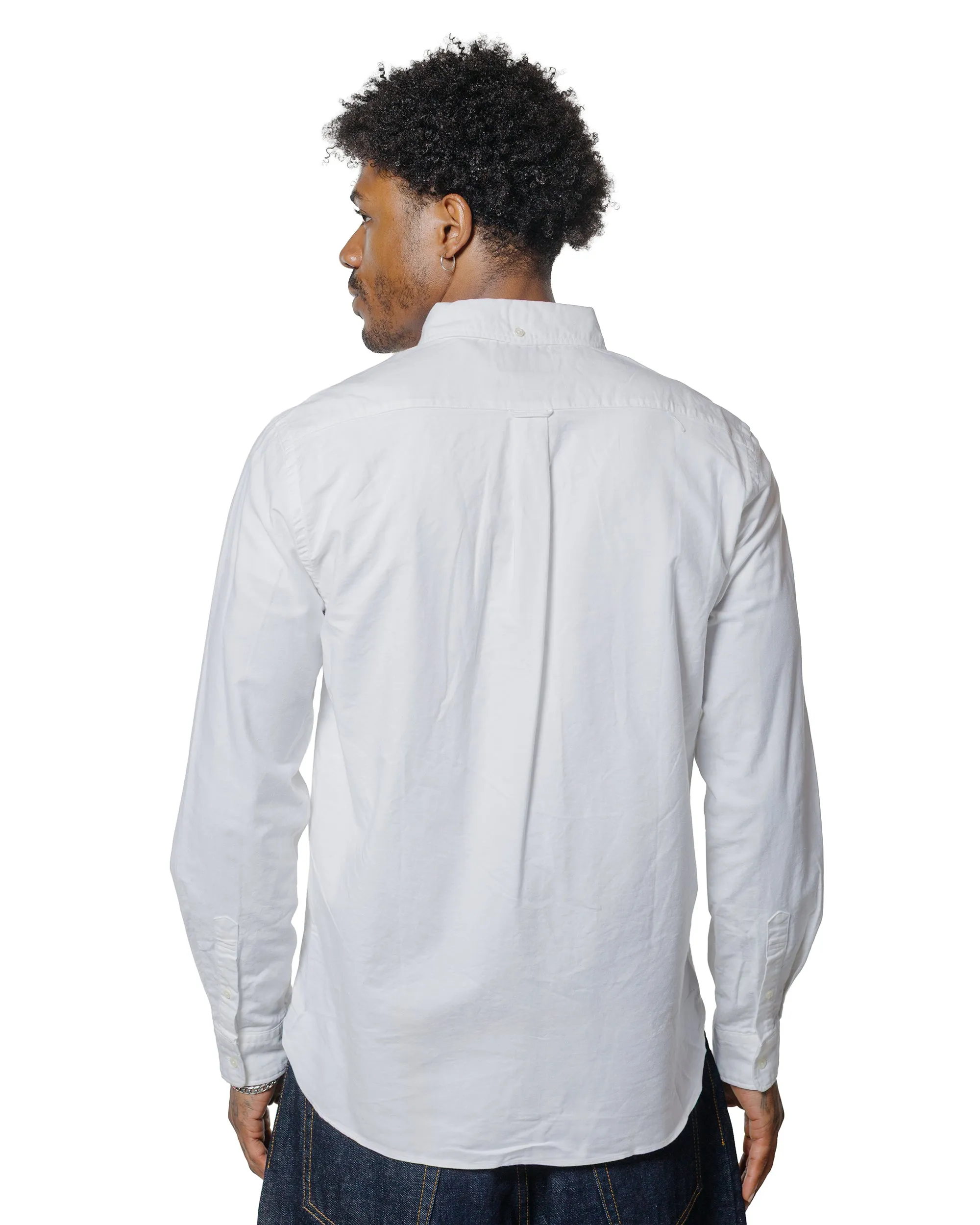 Beams Plus B.D. Oxford White Lightweight Comfort