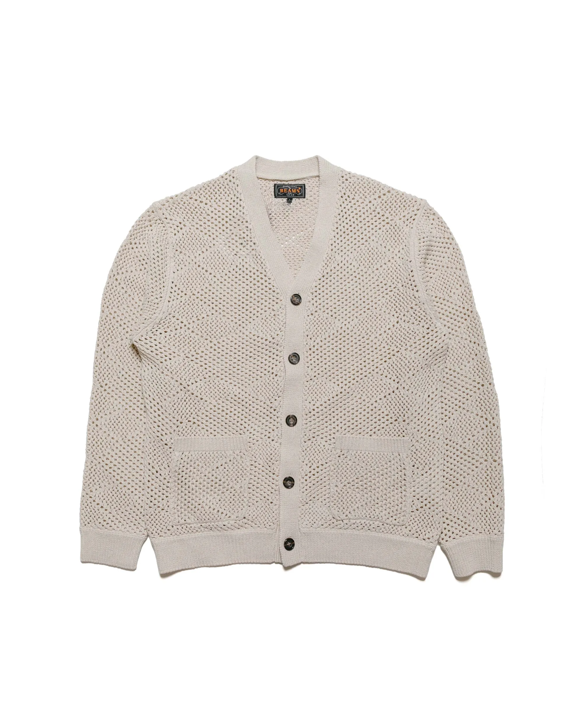 consumer preference Travel Minimal Beams Plus Cardigan Argyle Mesh Beige