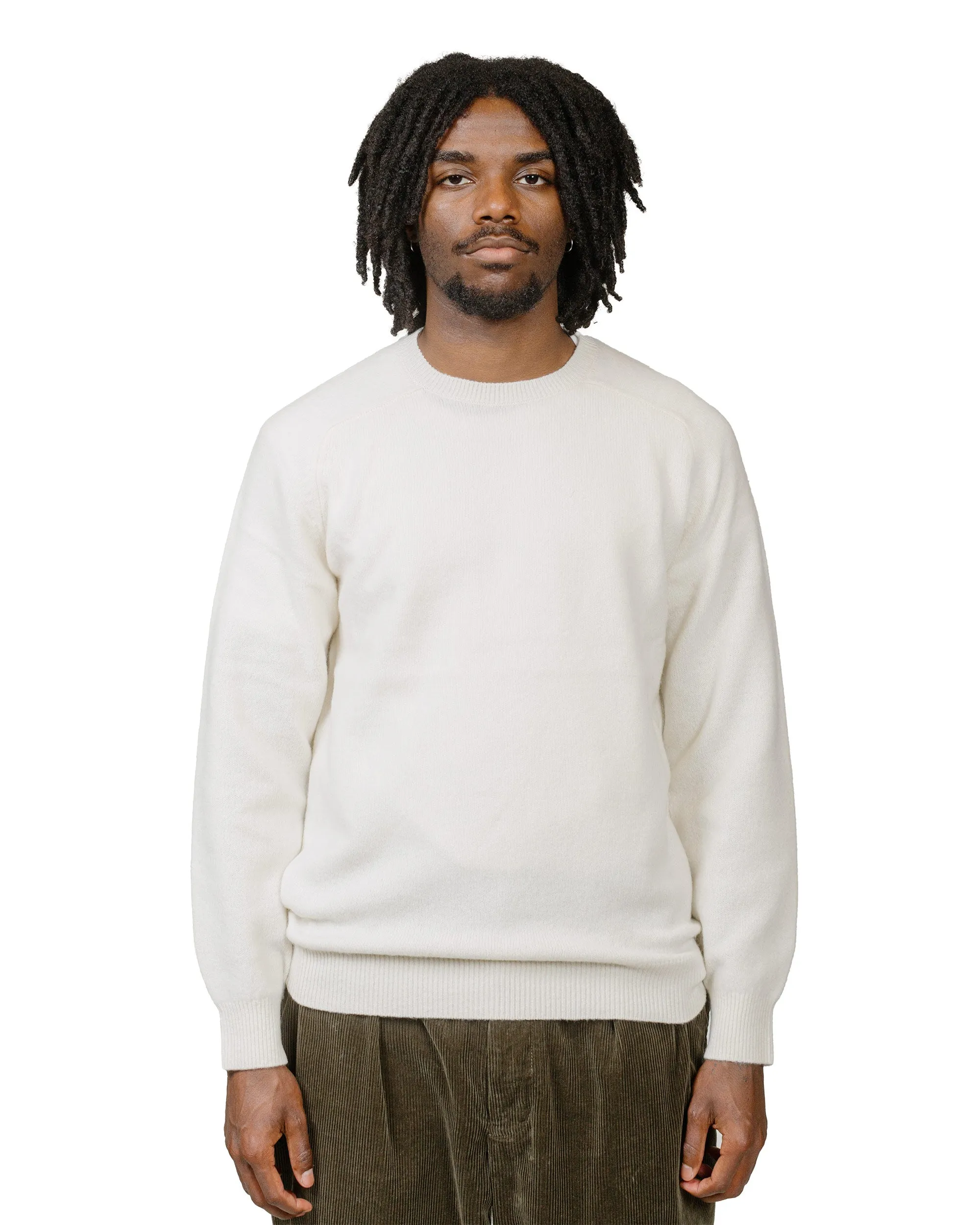 Beams Plus Crew 9G Off White product urban style quotient