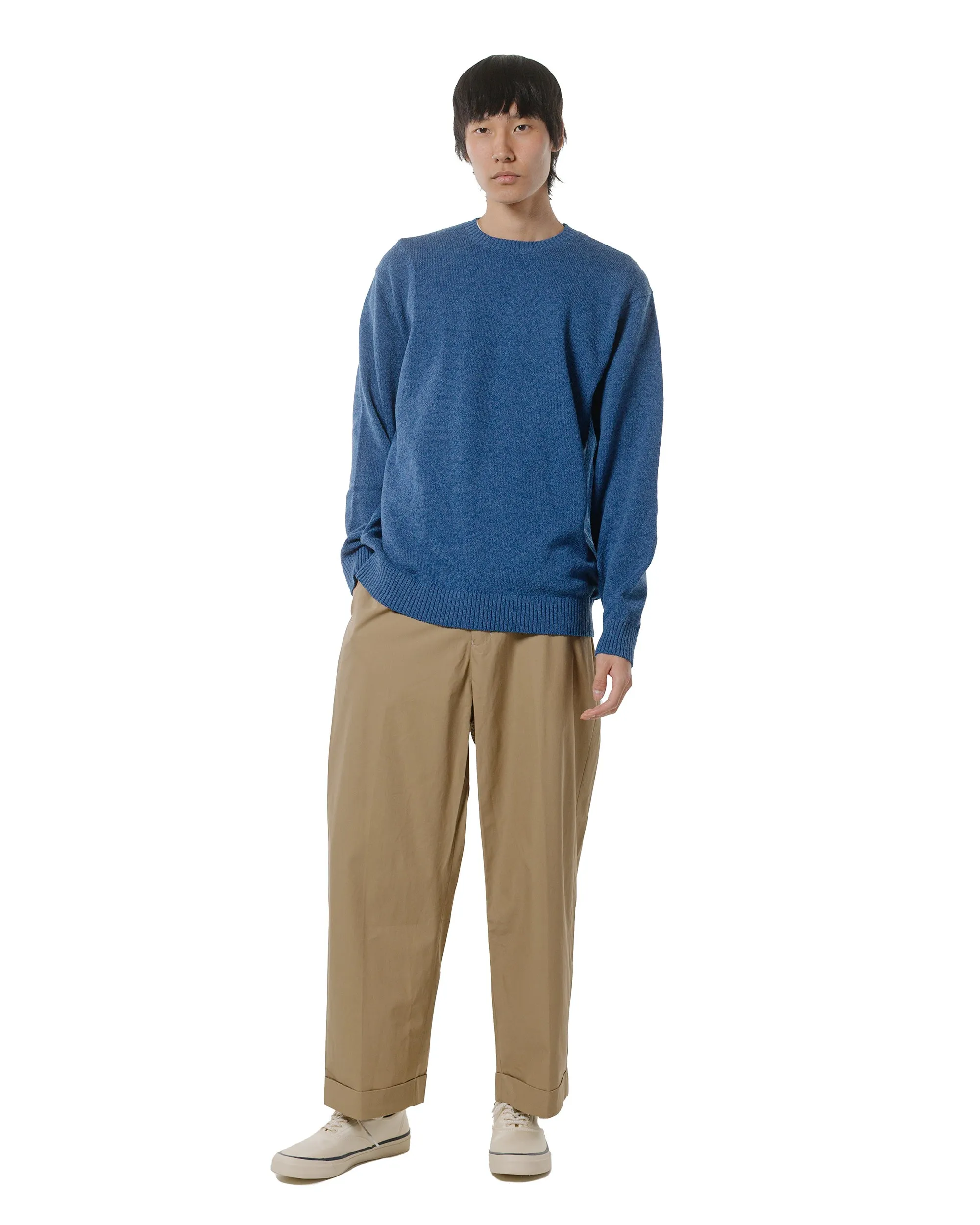 Beams Plus Crew Lily 7G Blue ideal for birthdays Core Comfort