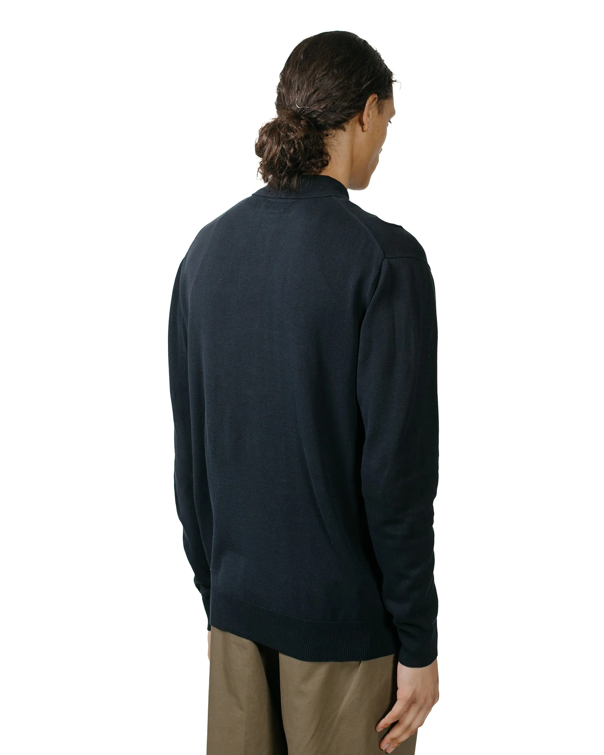 Muscular Frame Beams Plus Knit Polo 12G Navy