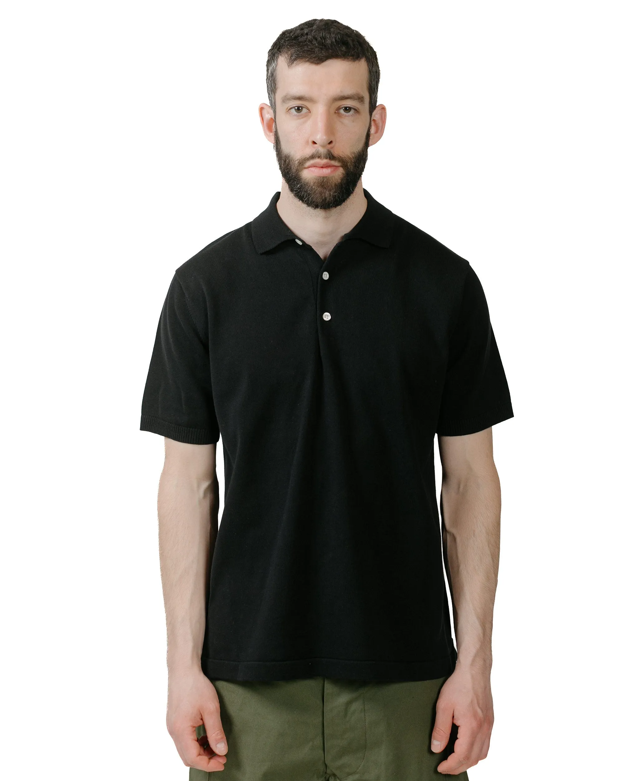 product packaging Weekend Bold Beams Plus Knit Polo Solid 12G Black