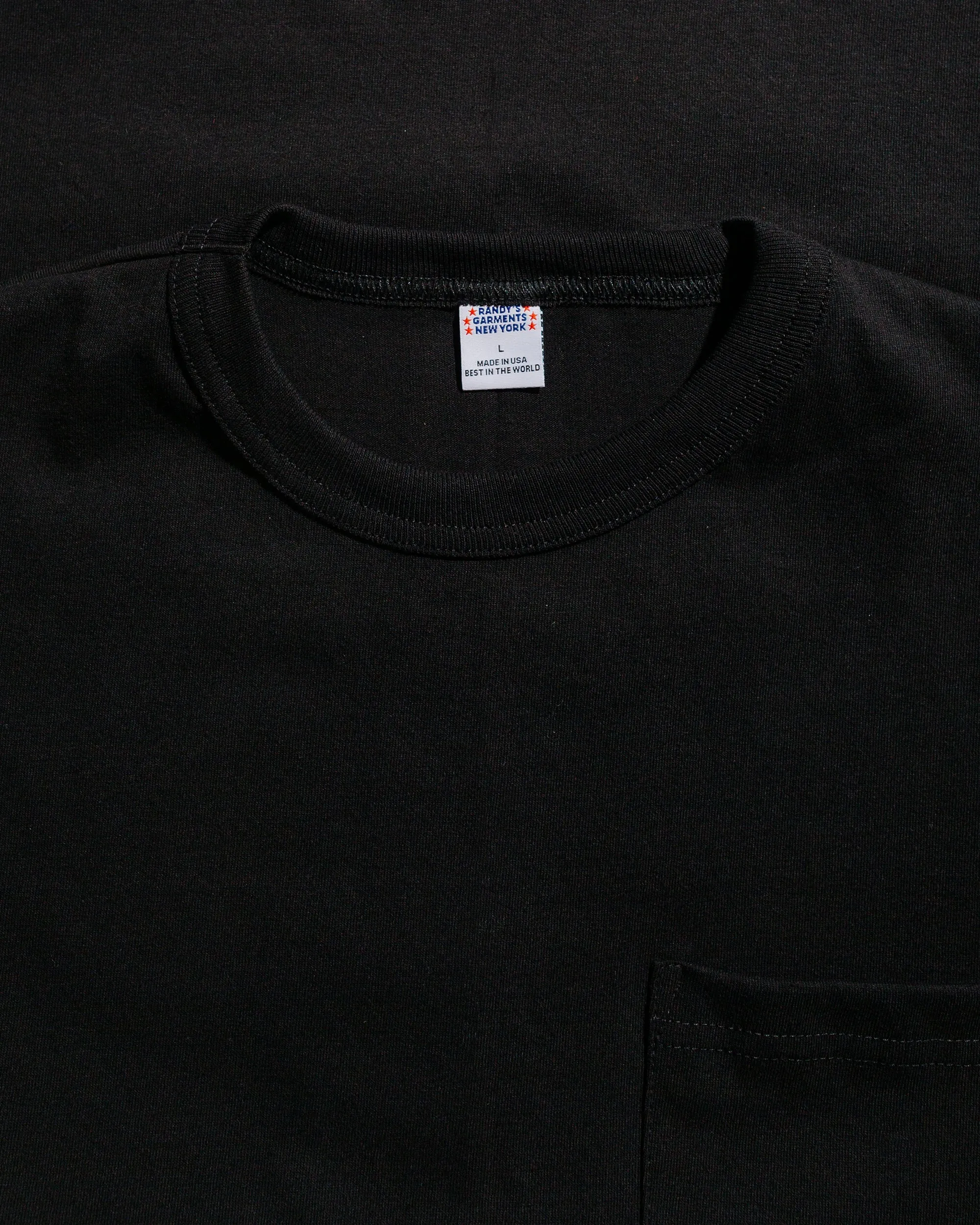 Timeless Comfort Wear Randy's Garments Pocket Tee (Tab Label) Black