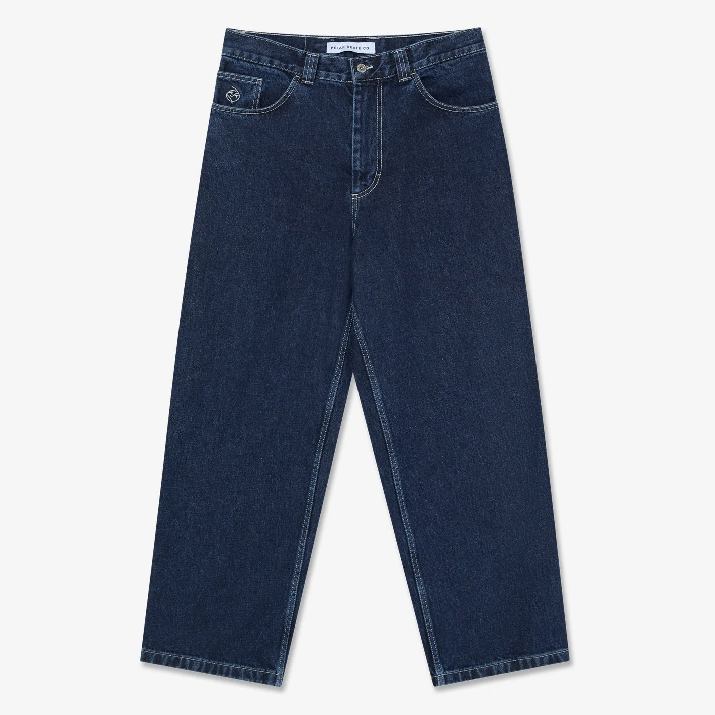 Big Boy Pants (Indigo) Ship Glow HiddenZipperClosure