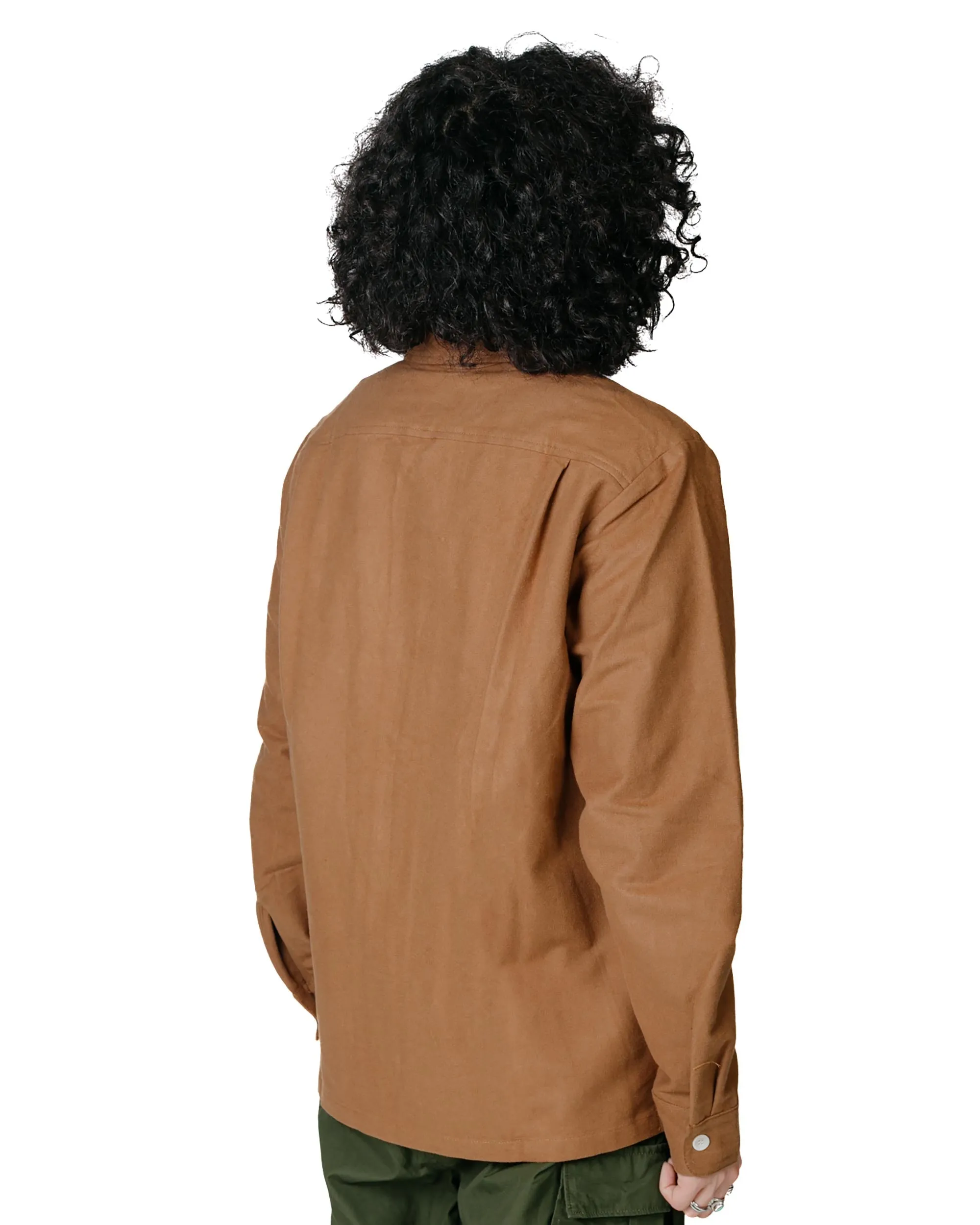 Summer Fashion Bather Mocha Flannel Leisure Shirt