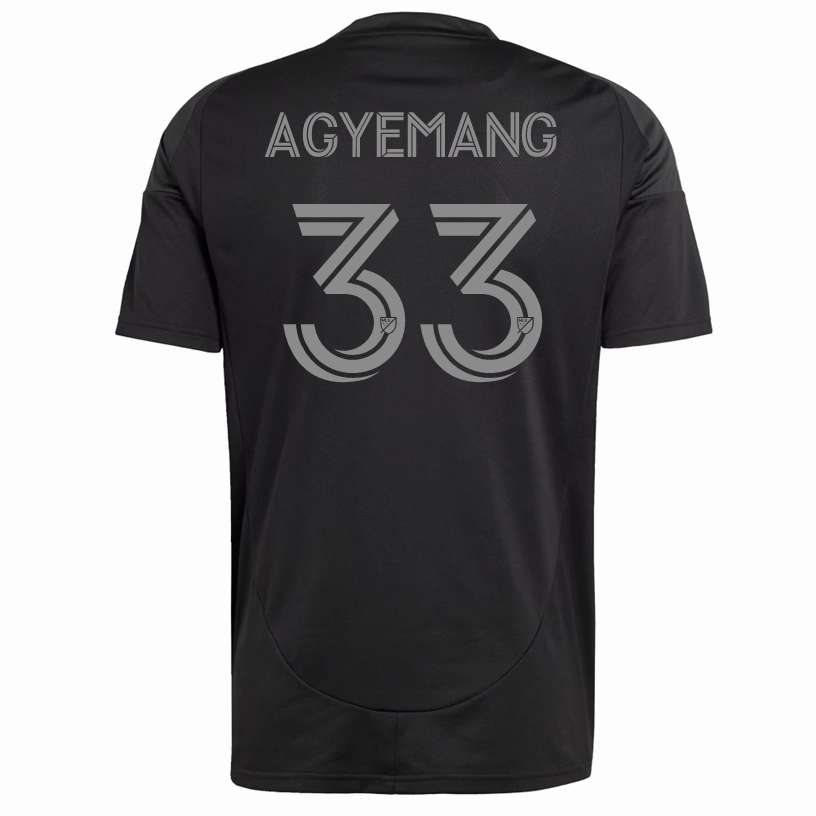 adidas Patrick Agyemang Charlotte FC Away Jersey 25/26 (Black) Workout Layer Dynamic Fit Engineering