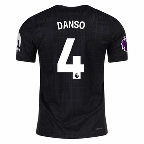 Nike Danso Tottenham Hotspur Authentic Away Jersey 25/26 w/ EPL Patch (Black/Iron) All Purpose Design