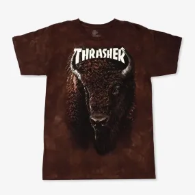 Bison Tee (Brown) Simple and Cozy Comfort and Ease