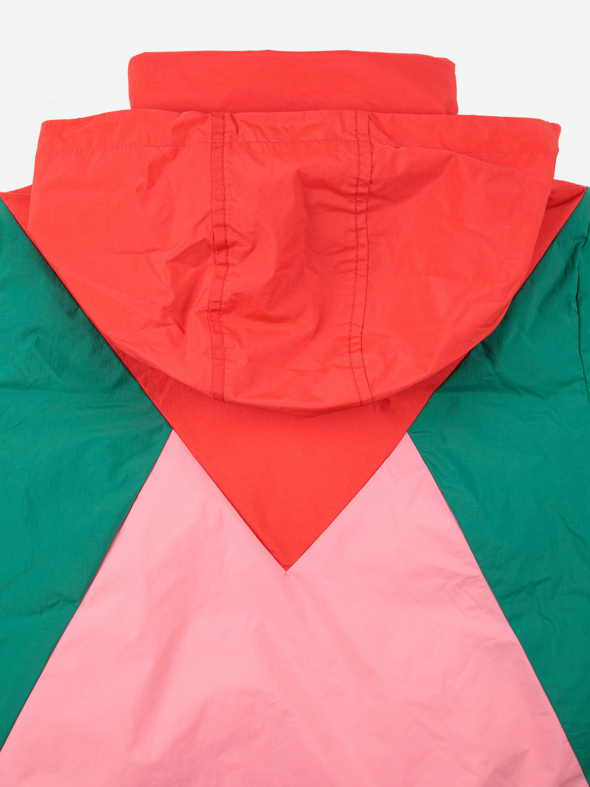 Bobo Choses Tic Tac Toe color block anorak, Multicolor Comfy Fit Wind Resistant