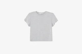 Seamless transition AGOLDE "Adine Shrunken Tee" W - Grey Heather