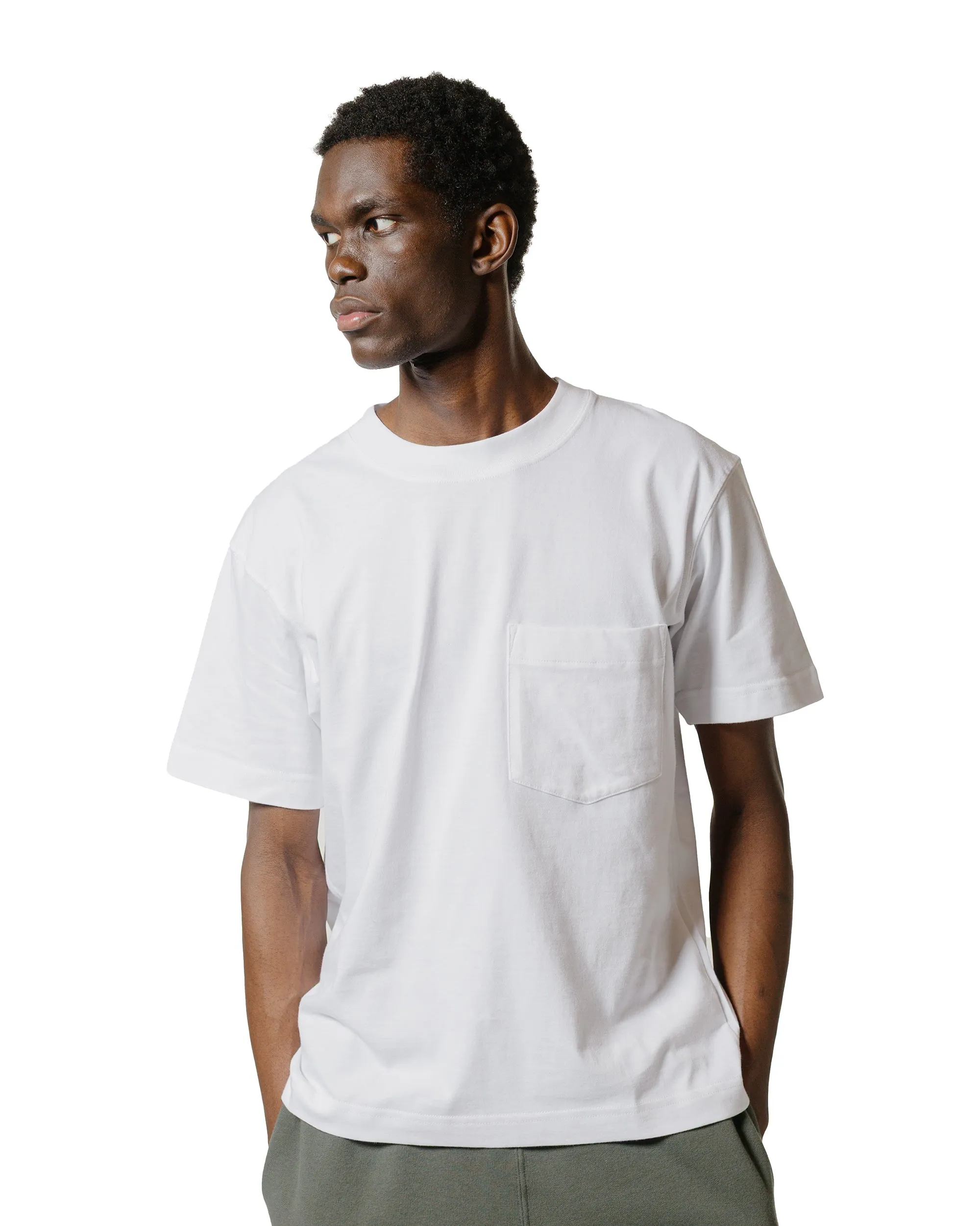 Fresh Look Soft and Light Body of Work Reed Pocket T-Shirt White