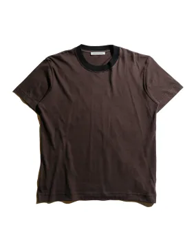 Body of Work Reed T-Shirt Loam Brown/Black Smooth Neckline