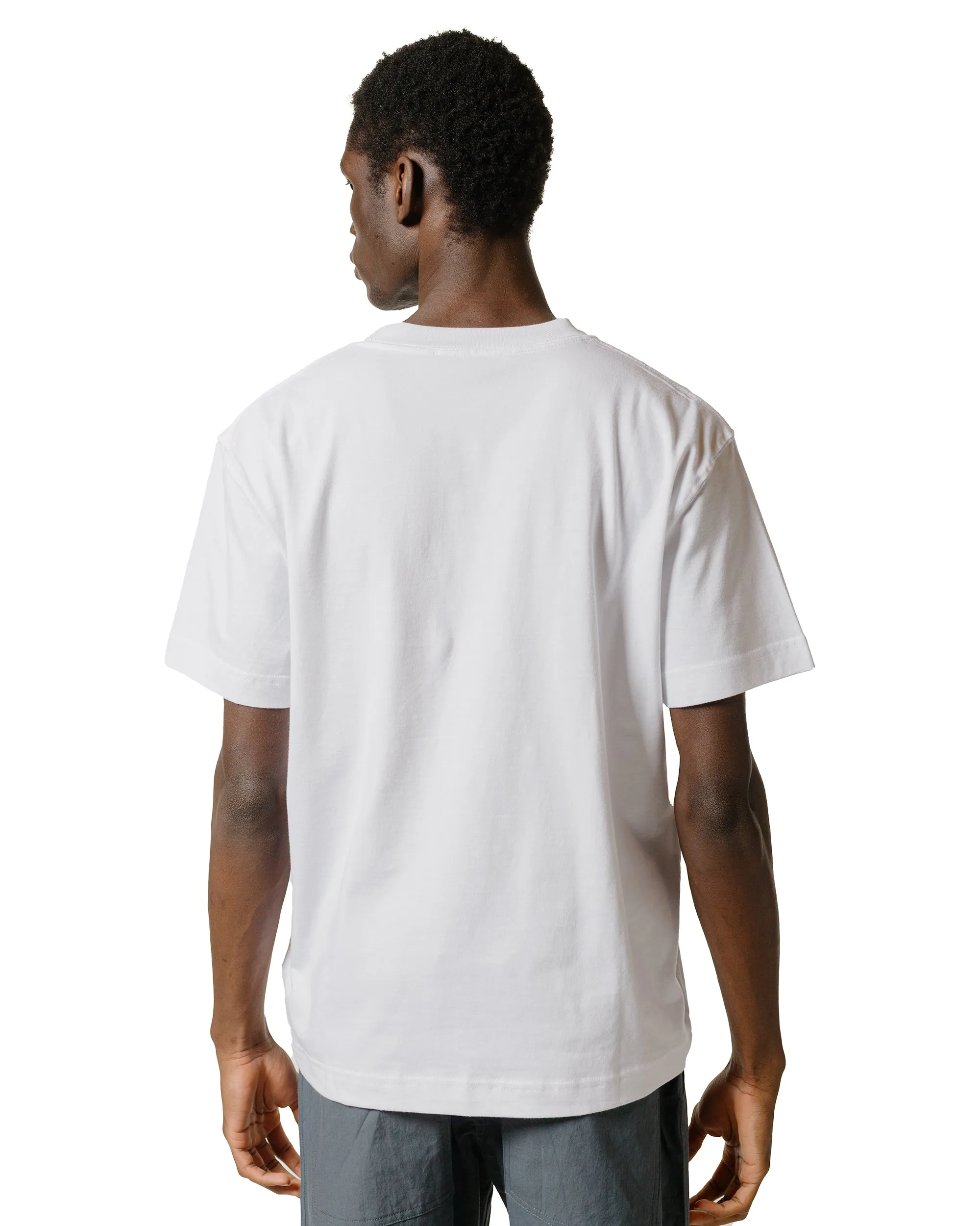 Relaxed Torso Fit Fashionable Look Body of Work Reed T-Shirt White