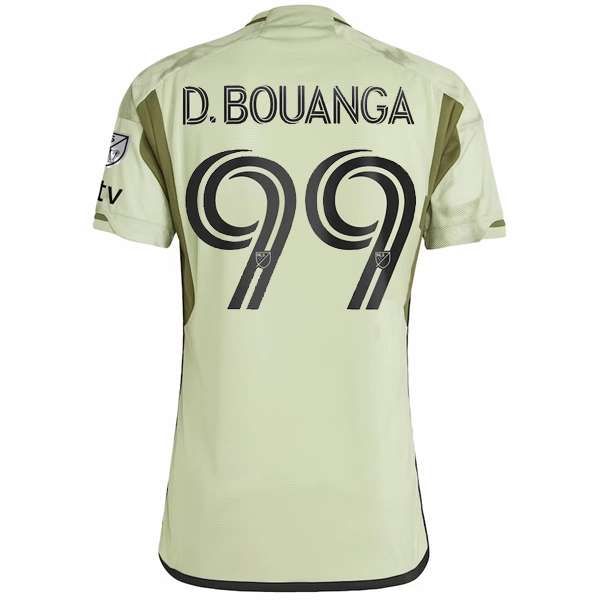 Moisture Control Microfiber Smooth Finish adidas LAFC Authentic Bouanga Away Jersey w/ MLS   Apple TV Patch 23/24 (Green)