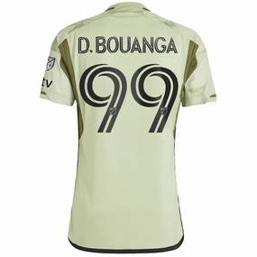 Moisture Control Microfiber Smooth Finish adidas LAFC Authentic Bouanga Away Jersey w/ MLS   Apple TV Patch 23/24 (Green)