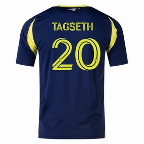 adidas Nashville Edvard Tagseth Away Jersey 25/26 (Tena Blue) Non Irritating Seams