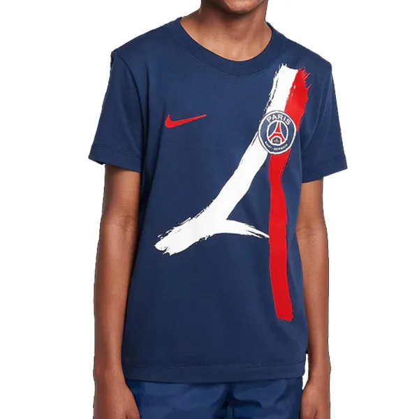 UV Protection Active Outfit Style Nike Youth Paris Saint-Germain T-Shirt 24/25 (Navy)