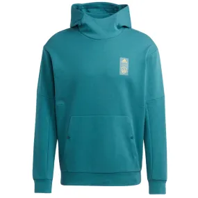 Relaxed Fashion adidas LA Galaxy Travel Hoodie 22/23 (Green/Yellow)
