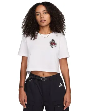Nike SB X Sky Brown Crop Tee - White Comfortable Coat casual fun