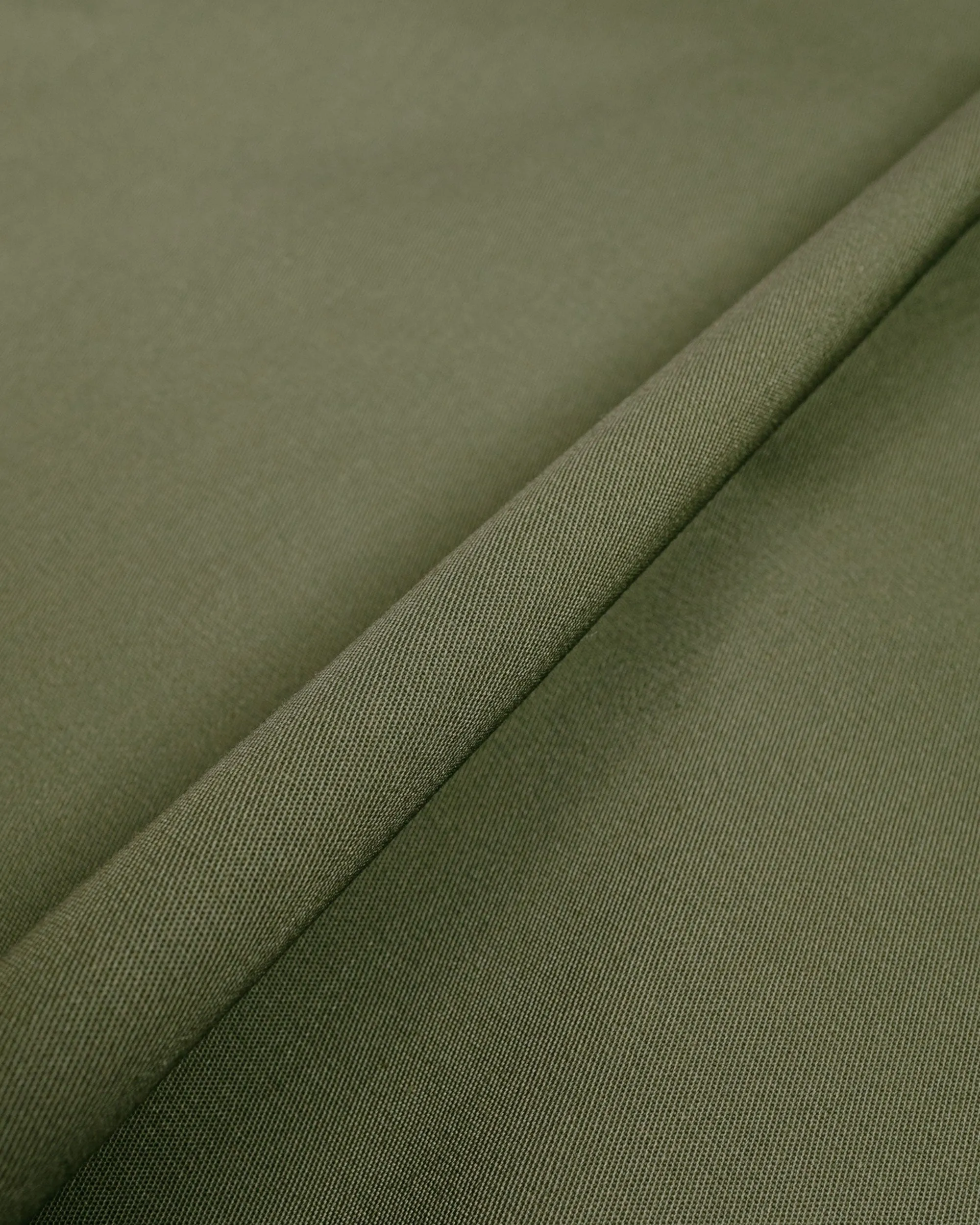 Rosa Rugosa Ranger Long Sleeve Shirt Olive Drab Double Needle Hemming