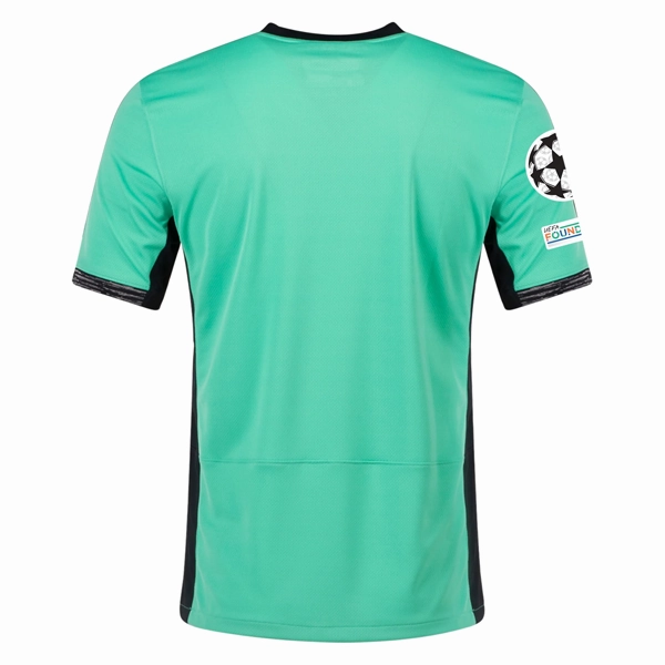 Nike Atletico Madrid Third Jersey w/ Champions League Patches 23/24 (Spring Green/Black) Comfort-Based Gear