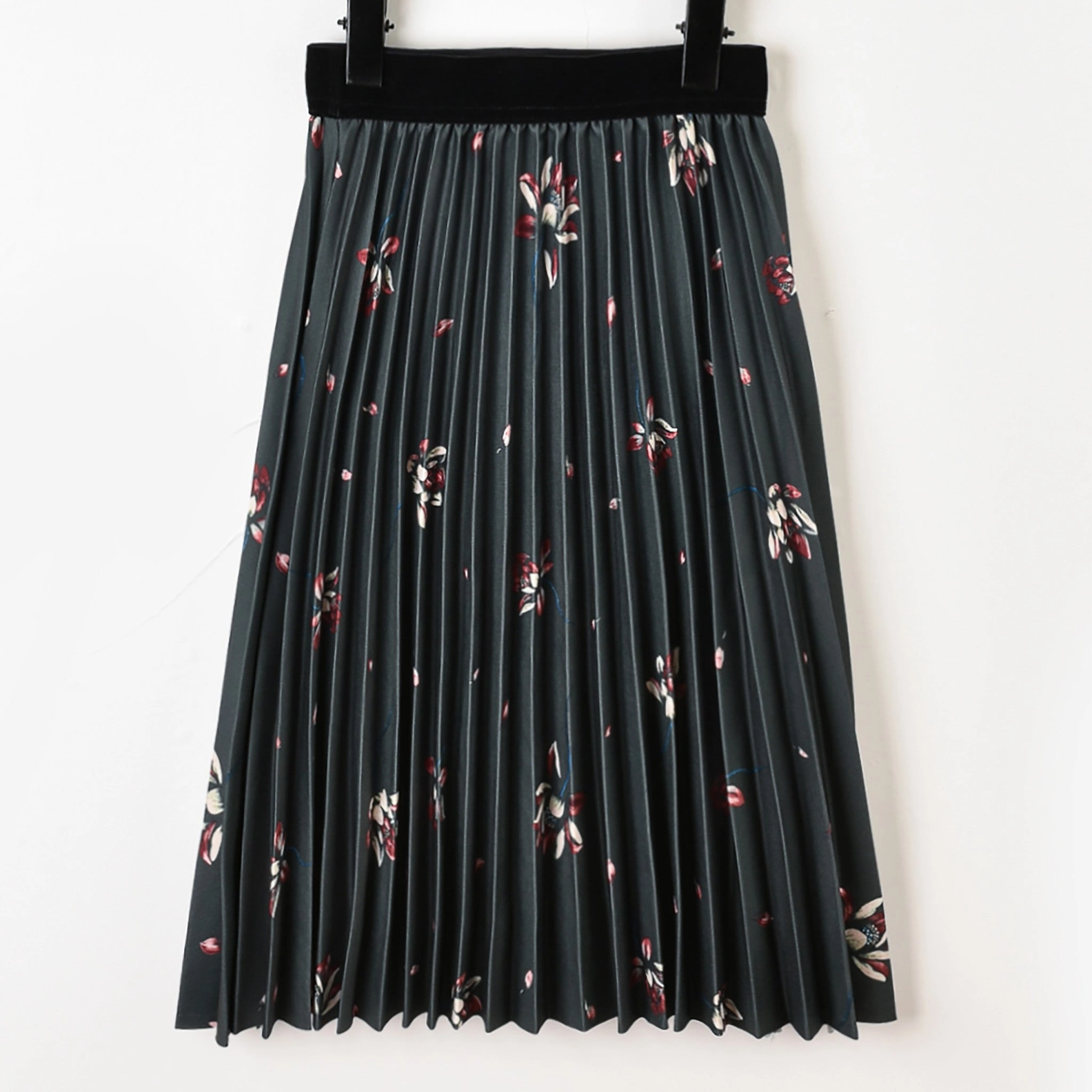 Melange Floral Print Skirt Crochet Style Style Moment