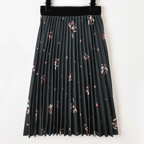 Melange Floral Print Skirt Crochet Style Style Moment