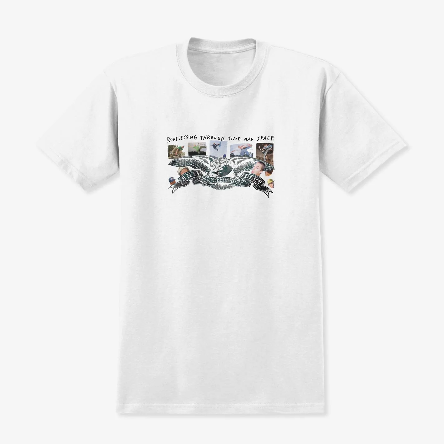 Bonelessing Space Photo Tee (White) Comfortable Jacket Smart Fit