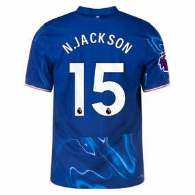 Nike Chelsea Authentic Nicholas Jackson Home Jersey w/ EPL Patch 24/25 (Rush Blue/Team Orange) Neutral Vibe