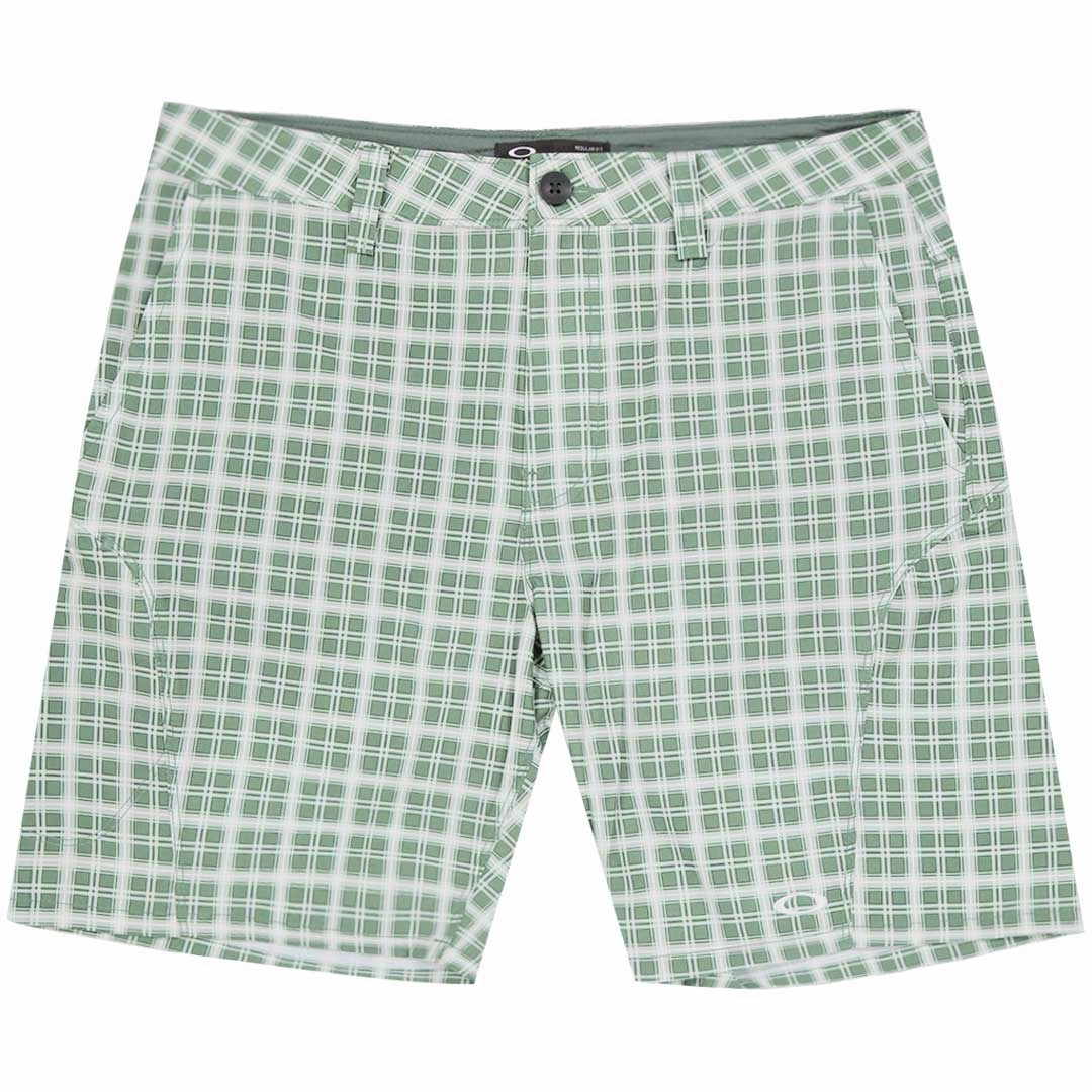 Contrast Binding Fit Tech Oakley - Men's Reduct La Plaid Shorts (FOA404372 9VP)