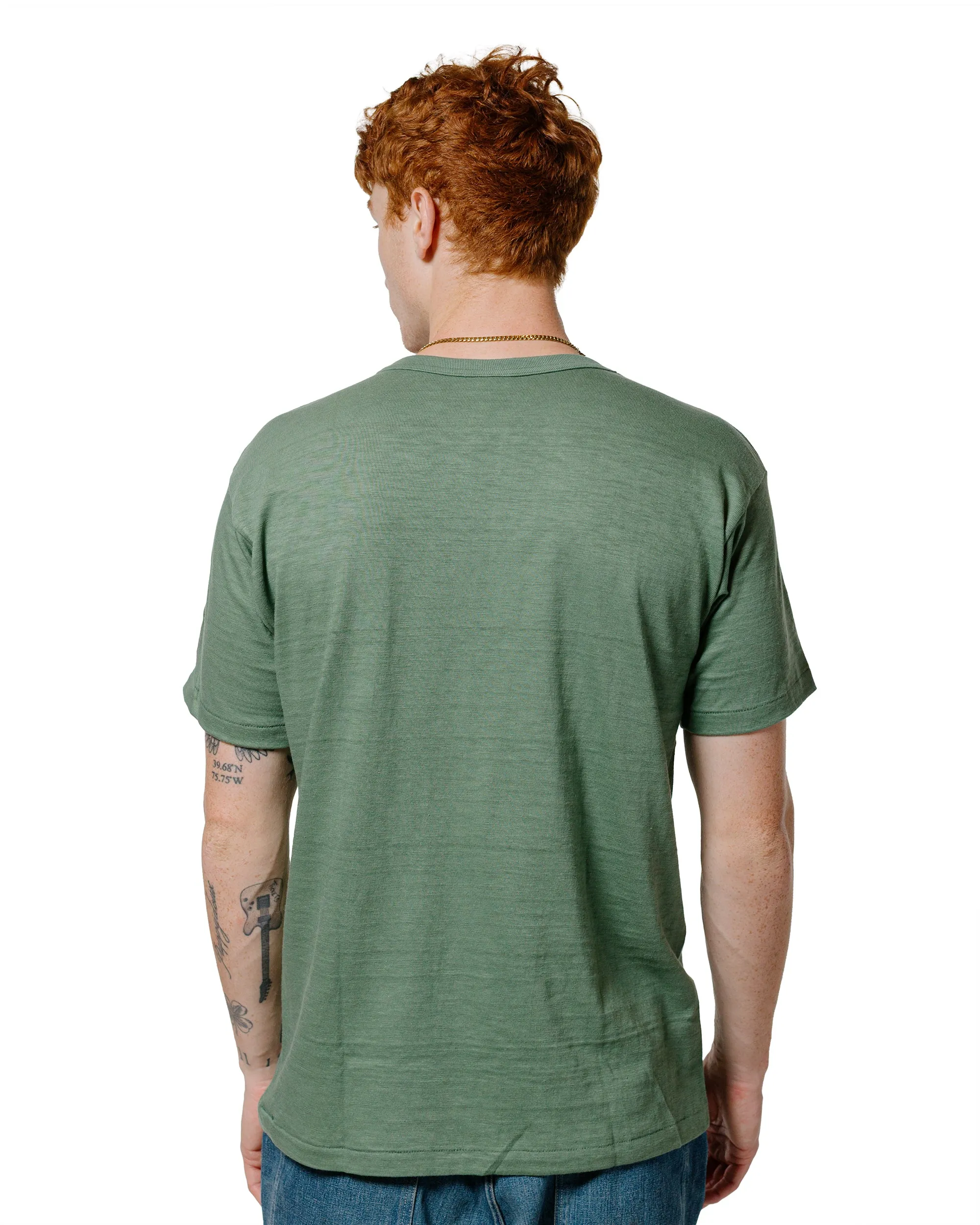 Warehouse Lot. JG-CS06 Standard T-Shirt MC Green Layering Essential