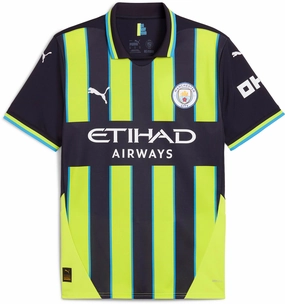 Men's Manchester City 2024/25 Away Replica Soccer Jersey Reinforced Seams