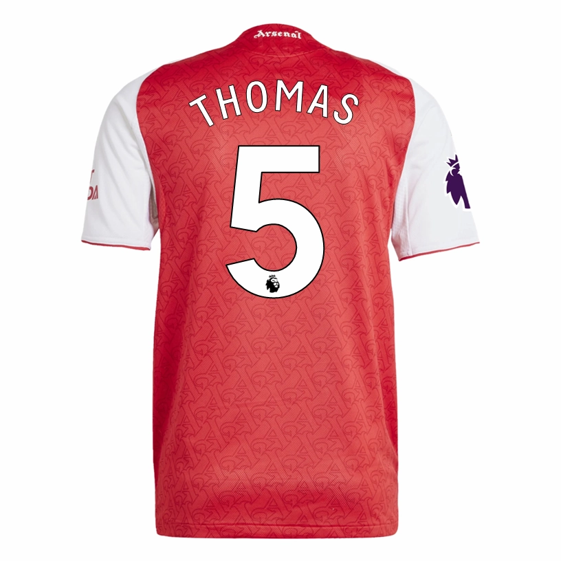 Walk Friendly adidas Thomas Arsenal FC Authentic Home Jersey 25/26 w/ EPL Patch (Better Scarlet/White