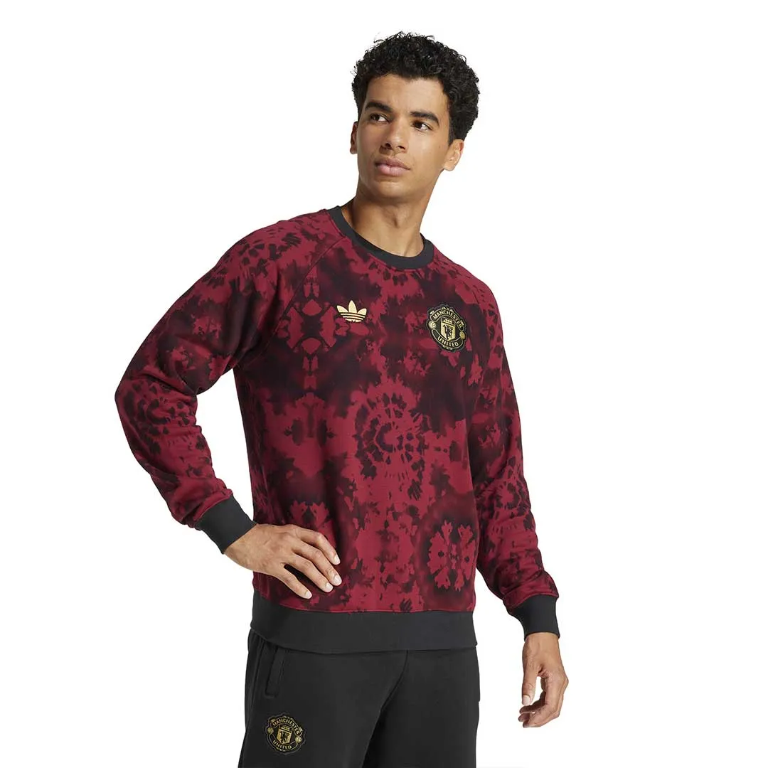 Athletic Silicone Grip adidas - Men's Manchester United CNY Crew Sweatshirt (JF0364)